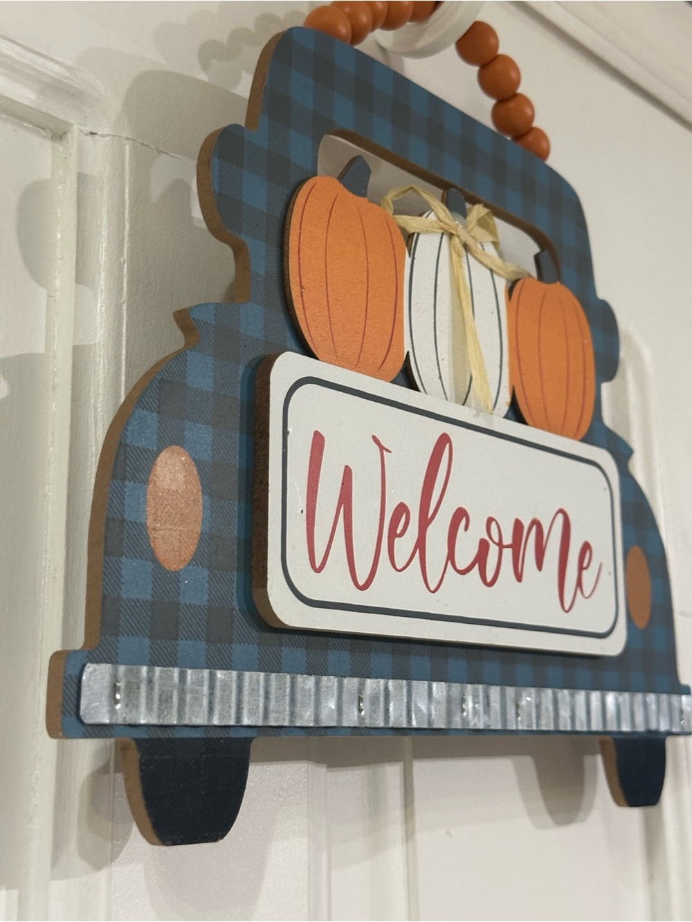 Farmhouse Truck Welcome Sign with Pumpkins - Picture 2 of 4